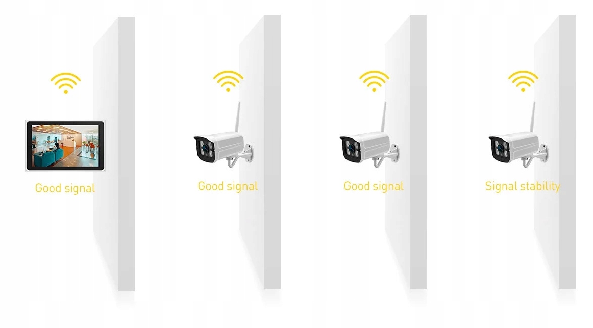 ZESTAW MONITORINGU 4 KAMERY WiFi FULL HD 5MP LCD MONITOR NVR HDD 1T TUYA Kod producenta 4KAMLCD1T
