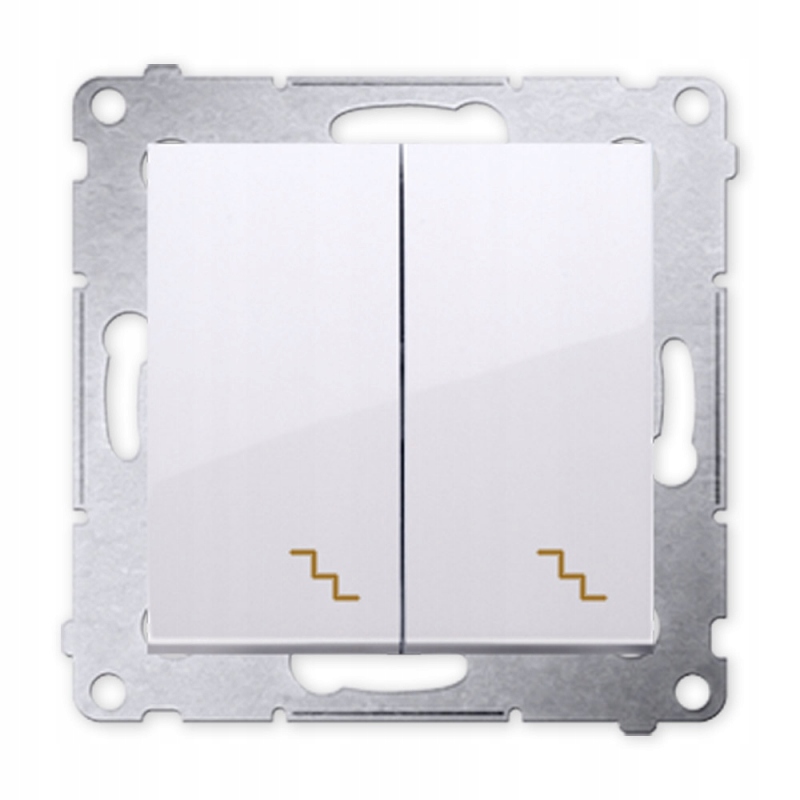 

Kontakt Simon 54 Łącznik schodowy podwójny biały