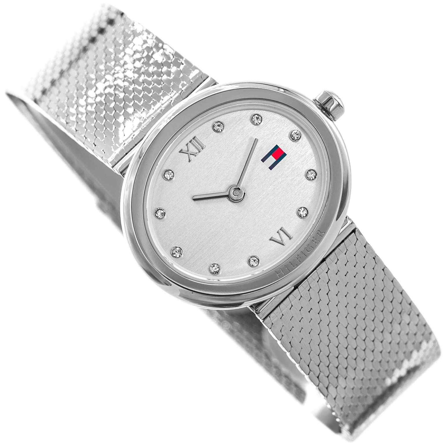 Dámské Hodinky Tommy Hilfiger 1782846 Moira Elegantní Mesh Zirkony