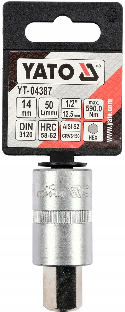 

Klucz Trzpieniowy Hex Imbus 1/2" 14MM L55MM