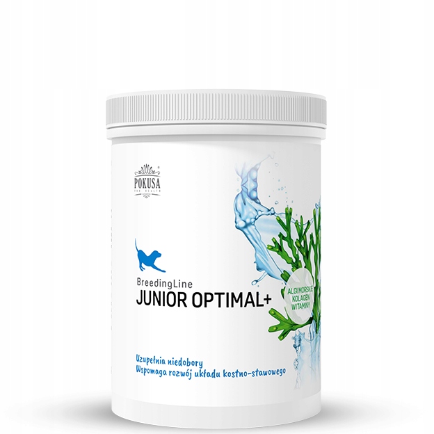 Pokusa Breedingline Junior Optimal+ 700G Na Stawy Drożdże Algi Kryl Kolagen