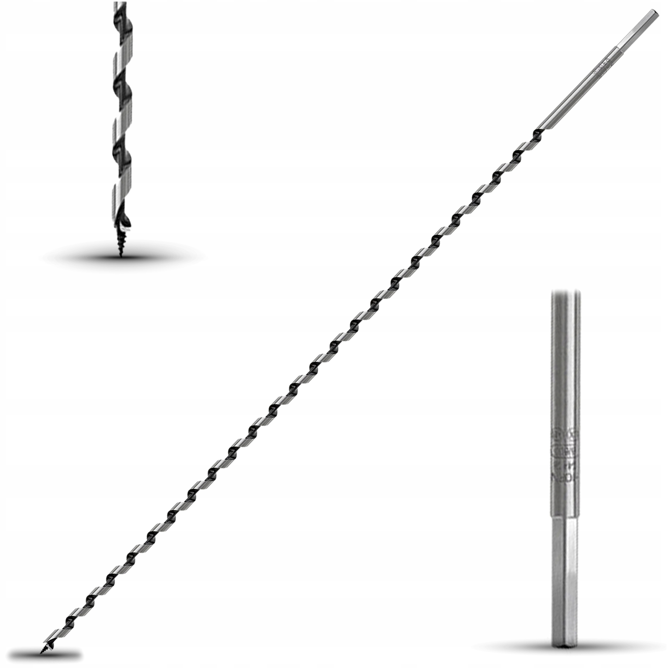 WIERTŁO do DREWNA Świder 8x600mm Śrubowe ŚWIDROWE