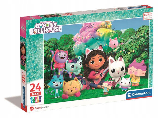 

Puzzle 24 maxi Color Koci domek Gabi 28520