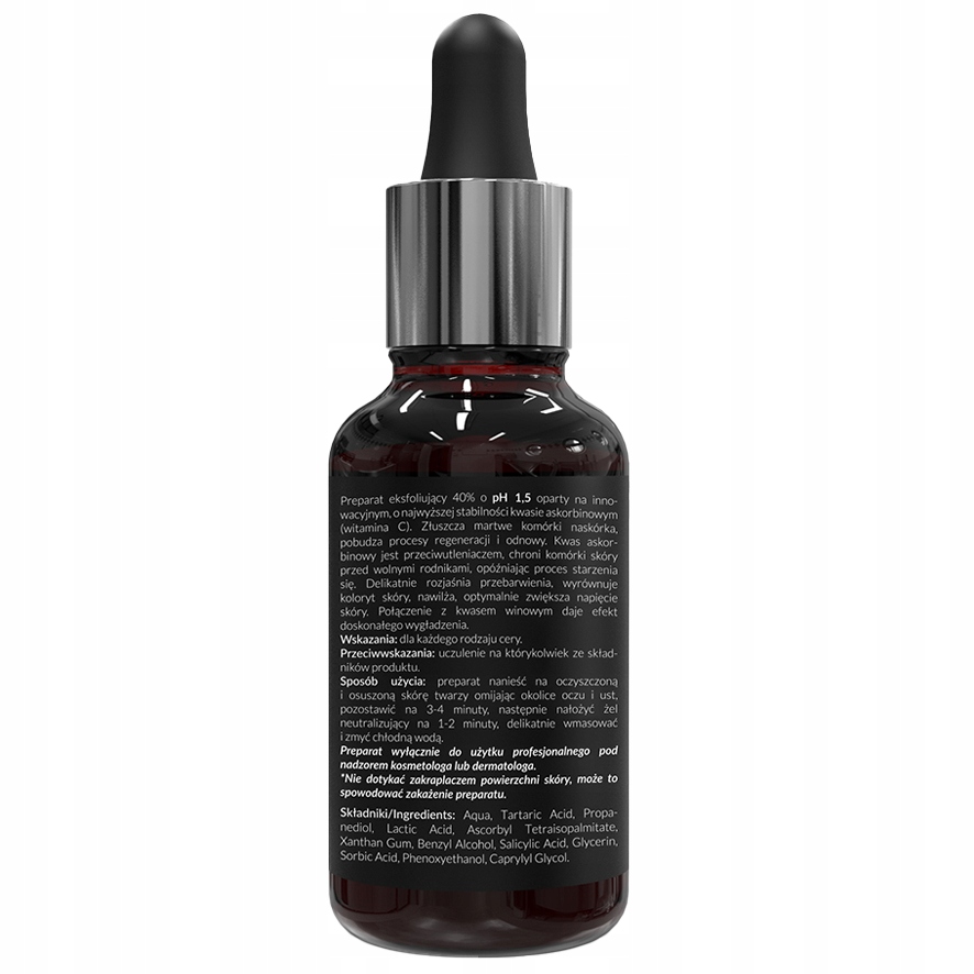 Apis Ascorbic Terapis Kwas Askorbinowy 40% 30ml Marka Apis