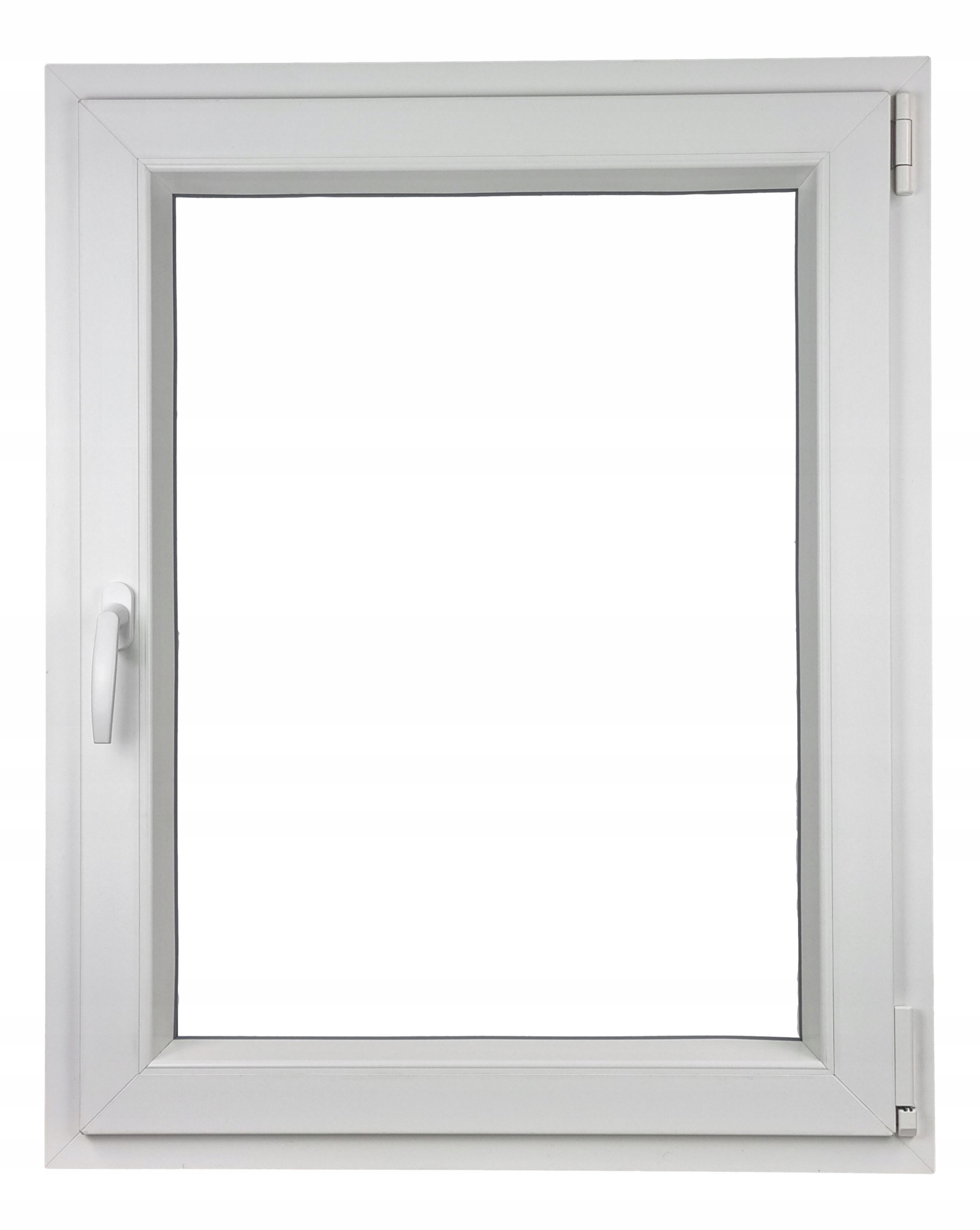 Alucon Okno Pcv 80x110 800x1100 mm Białe Ru Prawe 2 Szyby 71mm