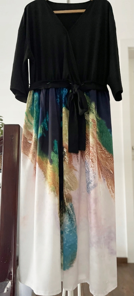 Dlouhá šaty maxi Plus Size vel 48/50