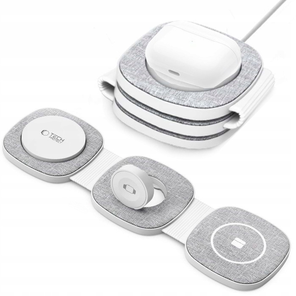 Indukční nabíječka MagSafe pro telefon, hodinky a sluchátka, Tech-Protect