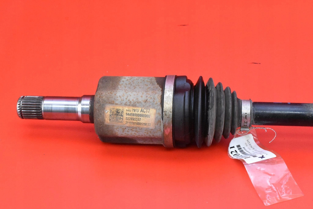 semi-axis left front MANUAL 84527913 OPEL INSIGNIA B 2.0 CDTI 170 KM 17-20