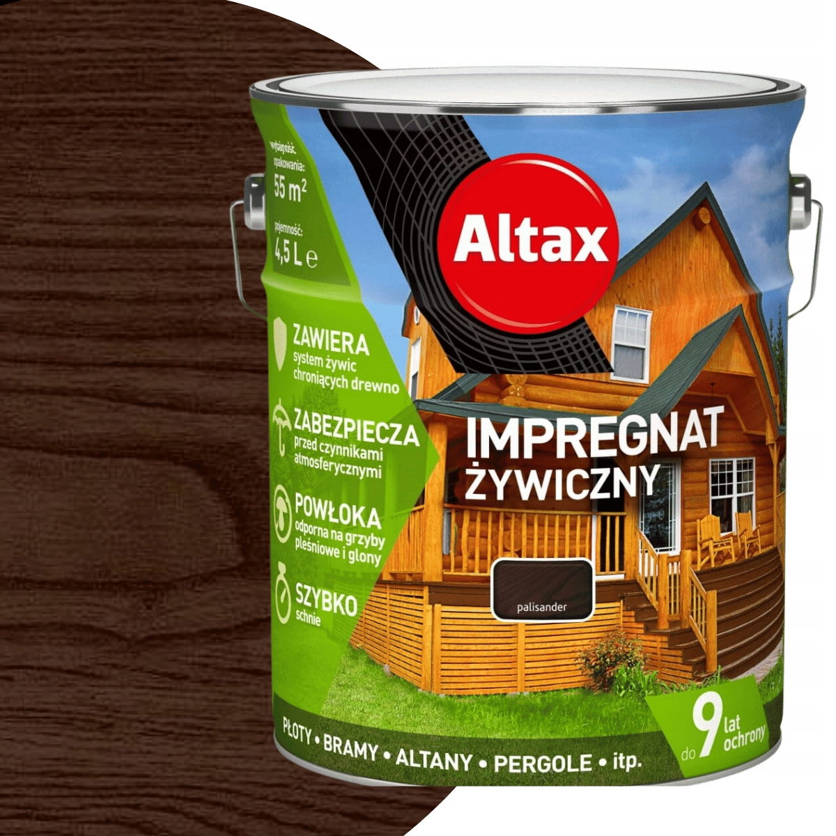 Altax Impregnat Żywiczny 4,5L Palisander