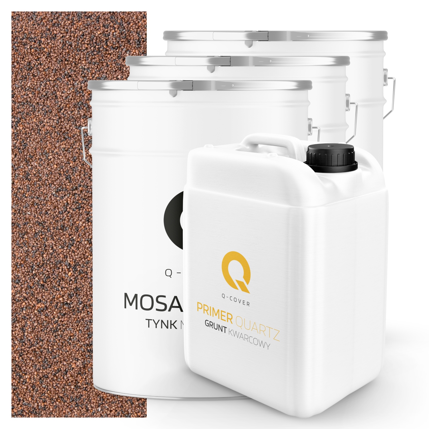 Mozaiková Omítka Hnědá Tmavá M73 Pryskyřicová Venkovní 3x 25KG Půda 20 m2