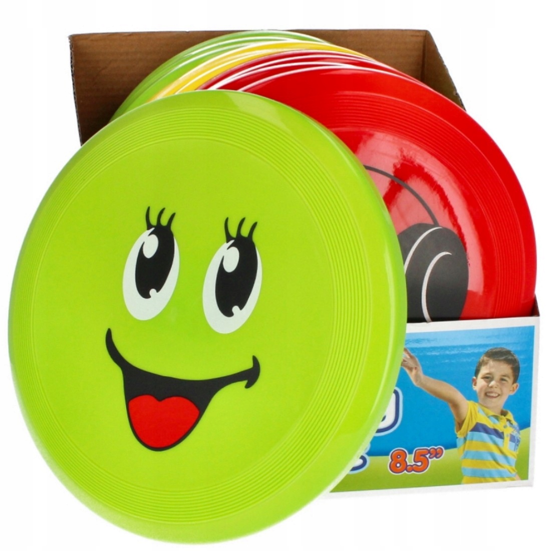 DYSK DO RZUCANIA FRISBEE LATAJĄCY TALERZ BUŹKA 21 CM EAN (GTIN) 5902643690387