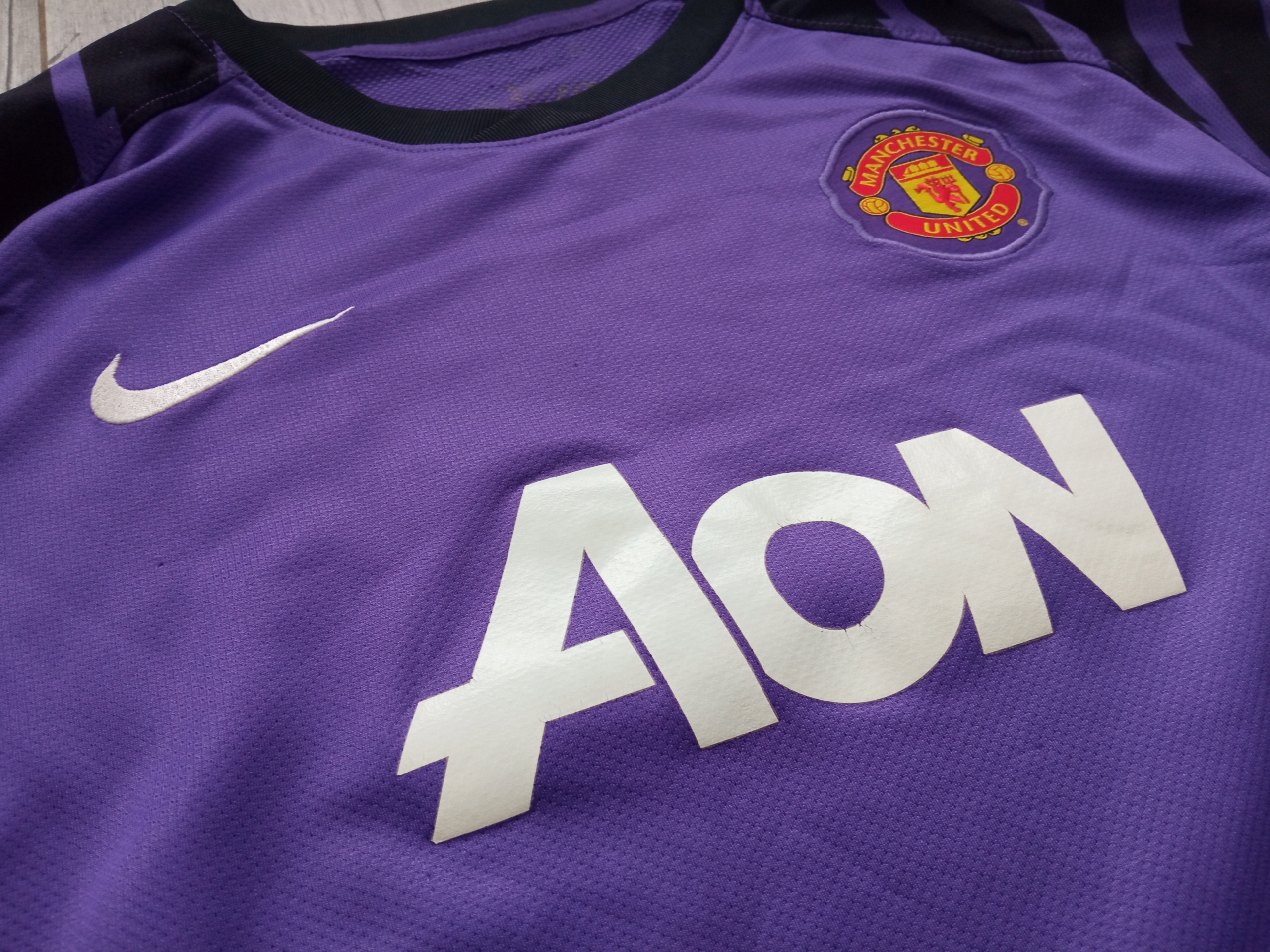 MANCHESTER UNITED_2010/11_goalkeeper shirt_NIKE Dri Fit_XL (164-176 cm) Marka Nike