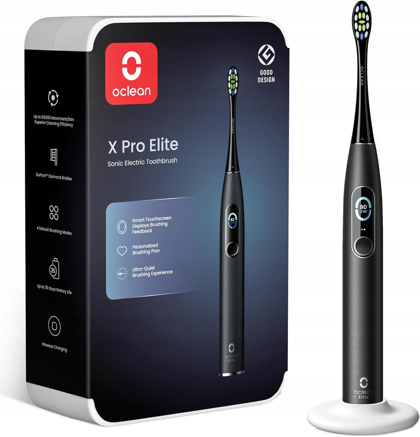 Szczoteczka elektryczna Oclean X Pro Elite Premium Black Edition