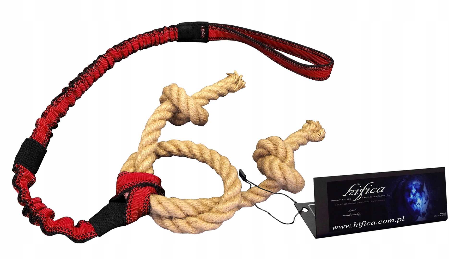 Levně Hifica Tlumič Přetahovadlo Konopný Přetahování Zábava se psem Odolný Pa