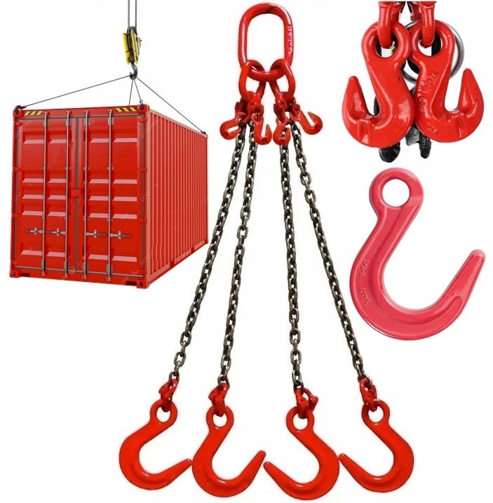 ZAWIESIE ŁAŃCUCHOWE KONTENEROWE 4C 4,25T 4M atest