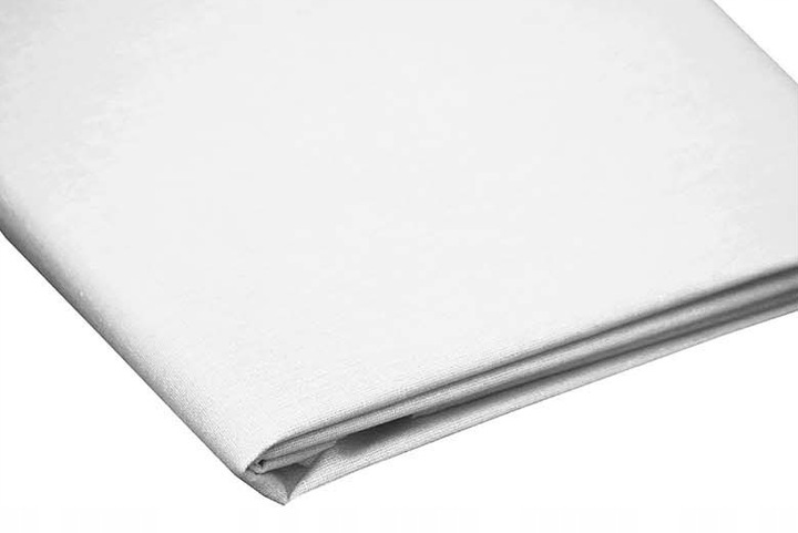 Prześcieradło Bawełniane Polski Białe 140x200 Biały