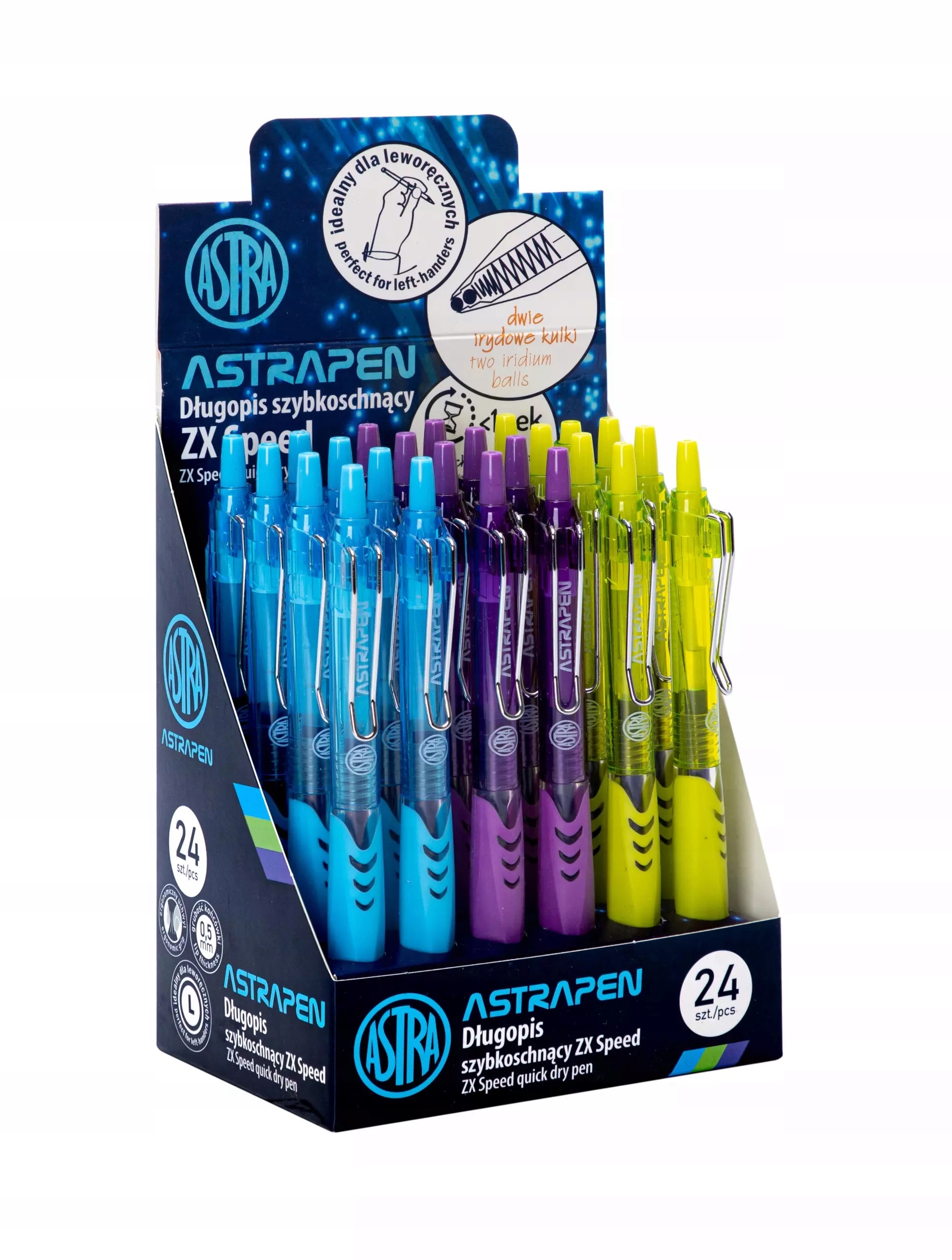 Długopis automatyczny Zx Speed Astra pudełko A 24 Zenith