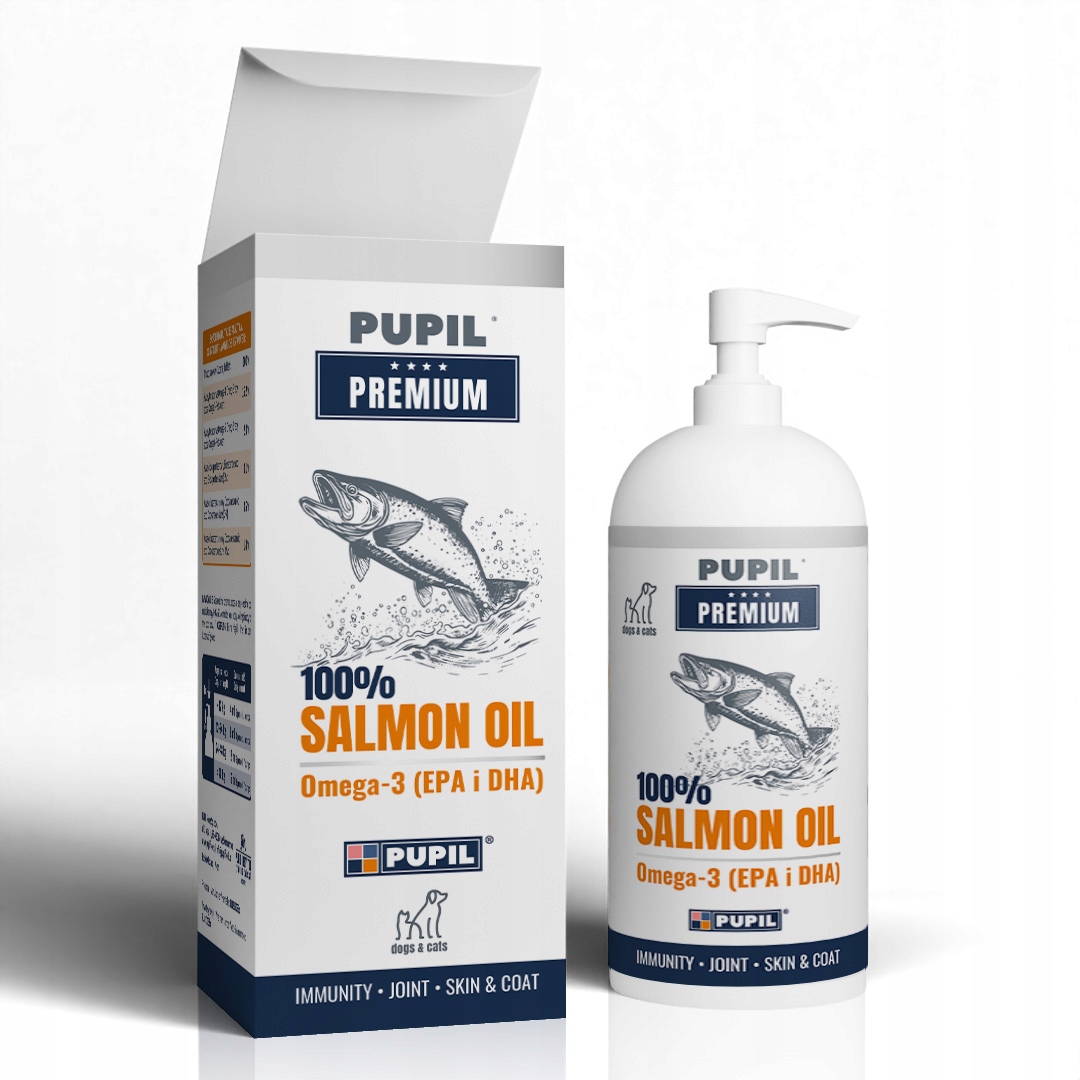 Pupil Premium Olej z łososia dla psa i dla kota 1000 ml