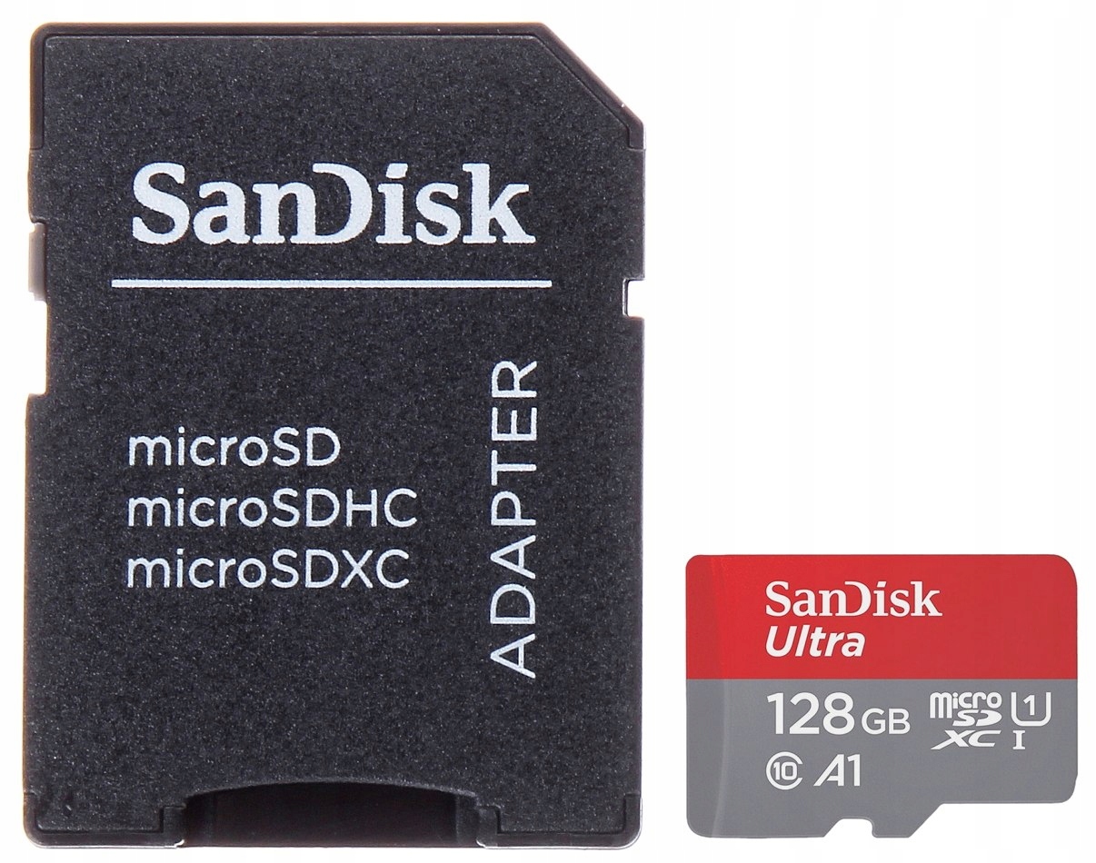 KARTA PAMIĘCI SD-MICRO-10/128-SAND microSD UHS-I, SDXC 128 GB SANDISK Kod producenta 2504