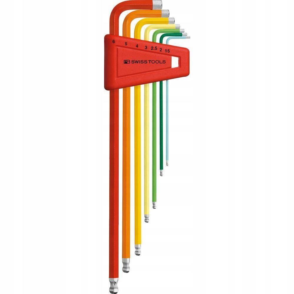 Sada tŕňových kľúčov s guľovou koncovkou Rainbow Pb Swiss Tools