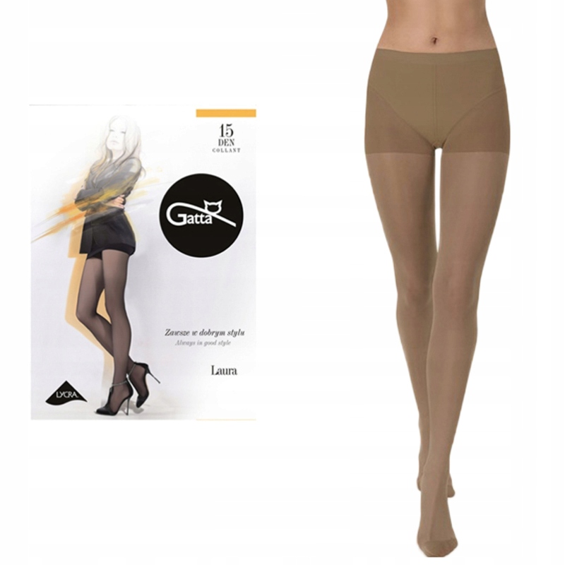 

Rajstopy Gatta Laura 15 den lycra 3-M Sierra