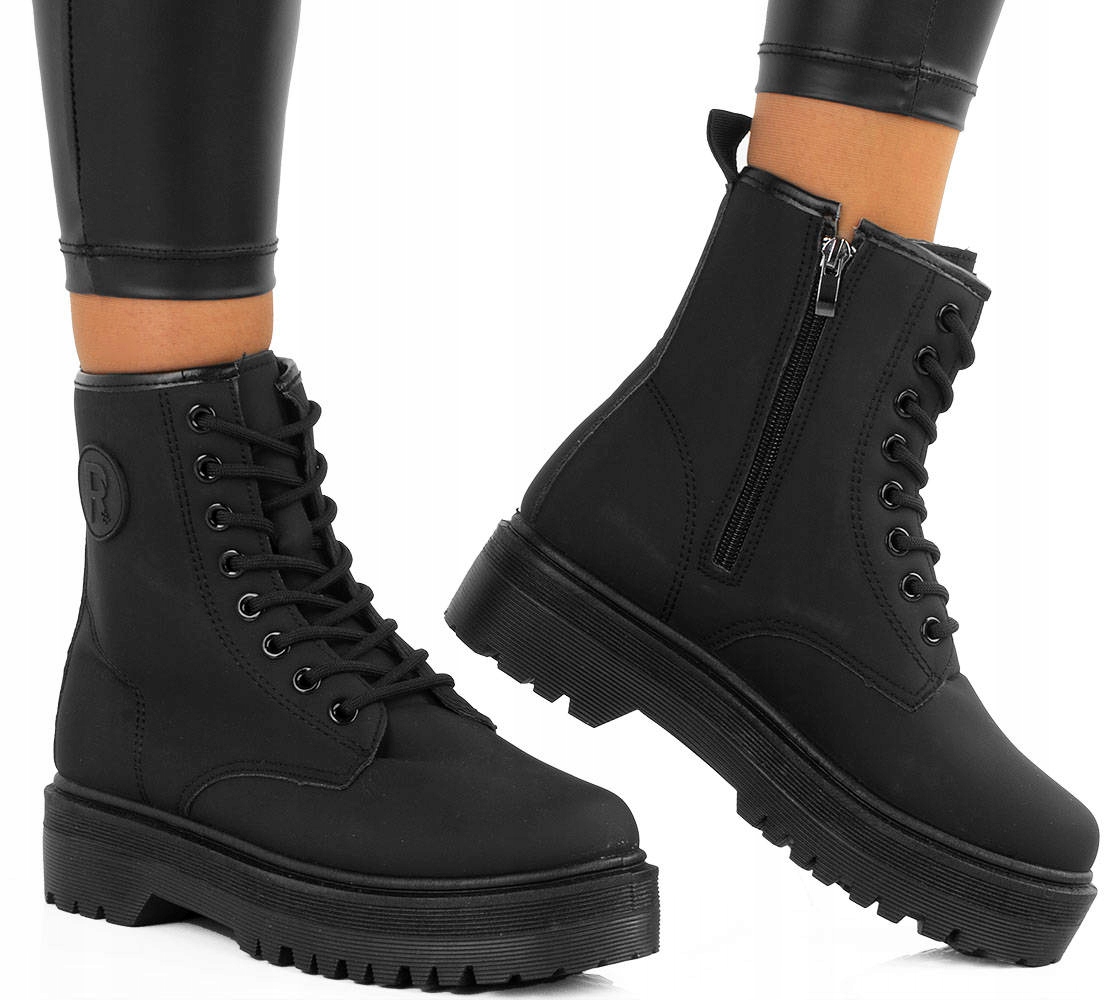 

Botki Glany Czarne Matowe 41