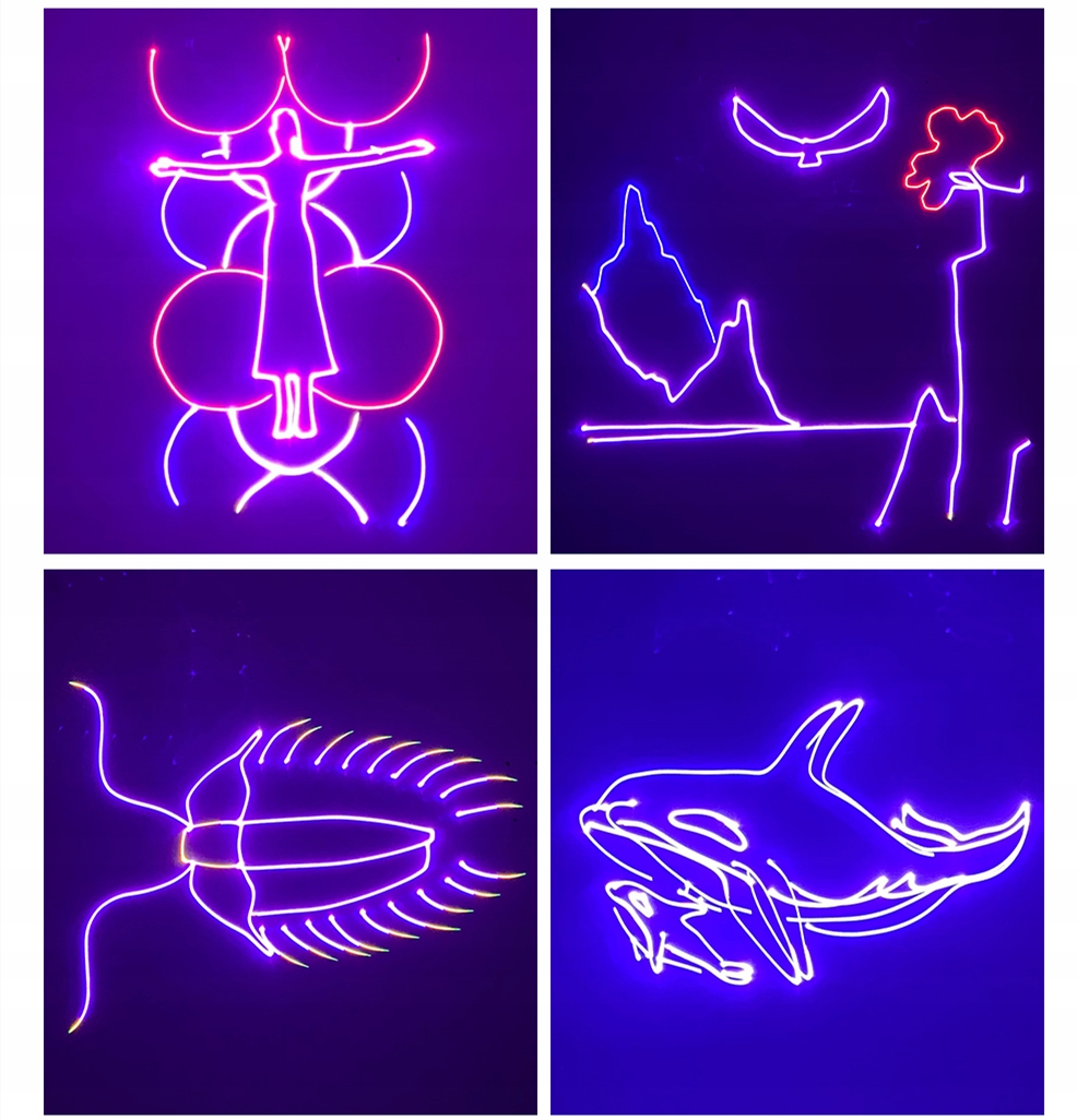 ANIMOWANE ŚWIATŁO LASEROWE AKTYWOWANE GŁOSEM Marka Inna