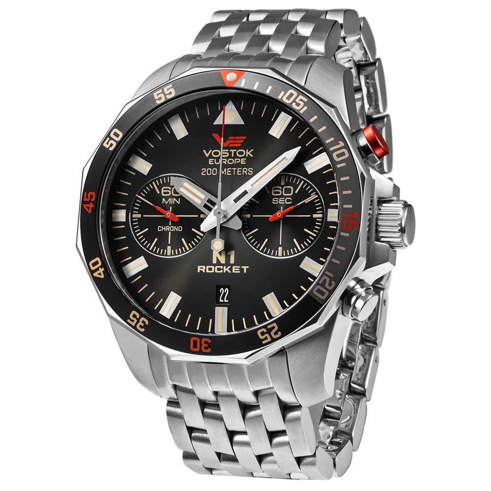 Zegarek Męski Vostok Europe 6S21-225A618B srebrny