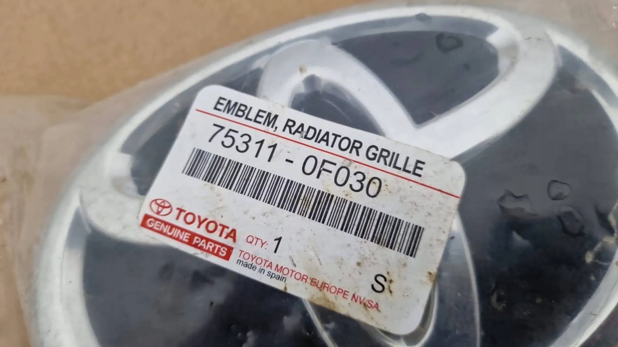 Toyota Verso Nowy znaczek emblemat grilla 75311-0F030 Marka Toyota