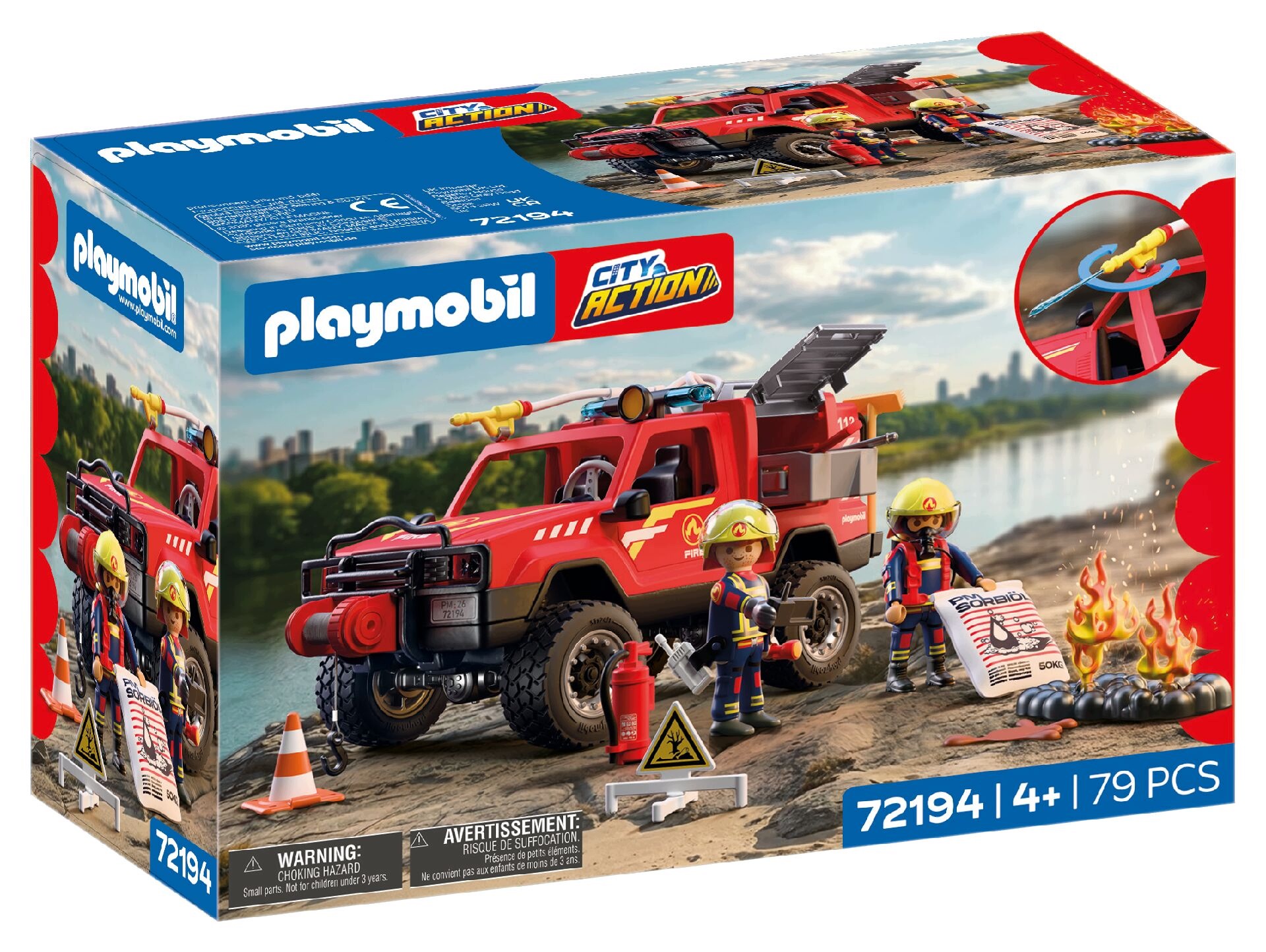 Playmobil City Action Pickup strażacki 72194