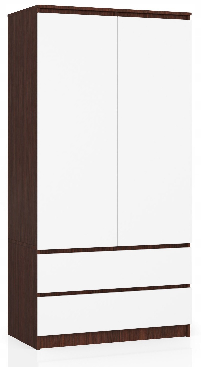 Szafa Star 90 cm wenge/biały