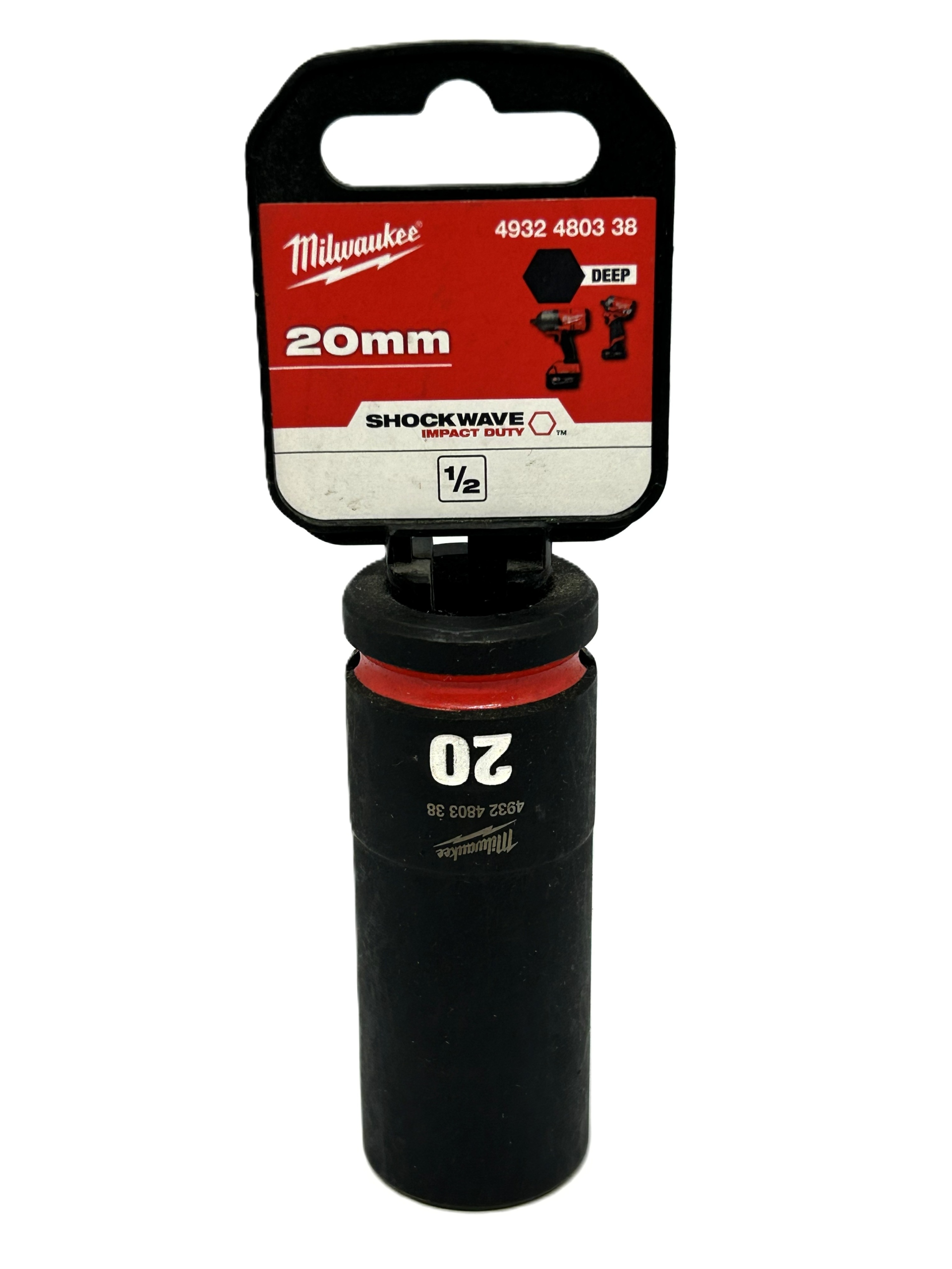 Nasadka Udarowa Długa Milwaukee 1/2 Std 20 mm