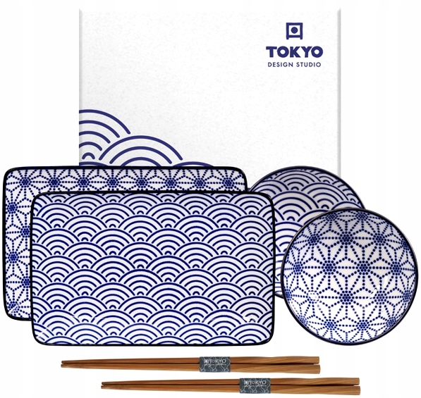 

Zestaw do sushi Gift Box Nippon Blue, 6 elementów