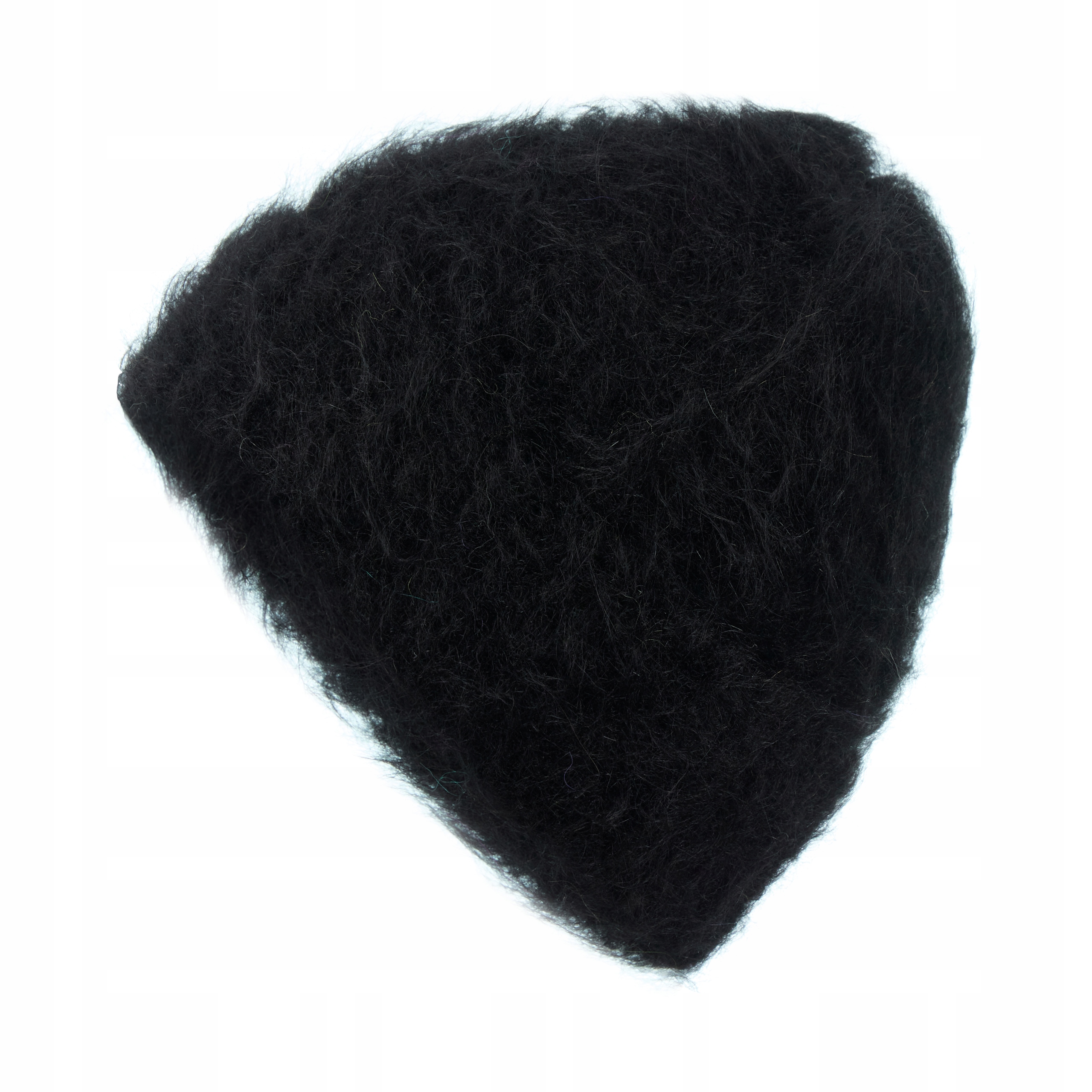 vlněná čepice s Alpakou a Moherem Černá čepice s ohybem Polsko Loman Abbe