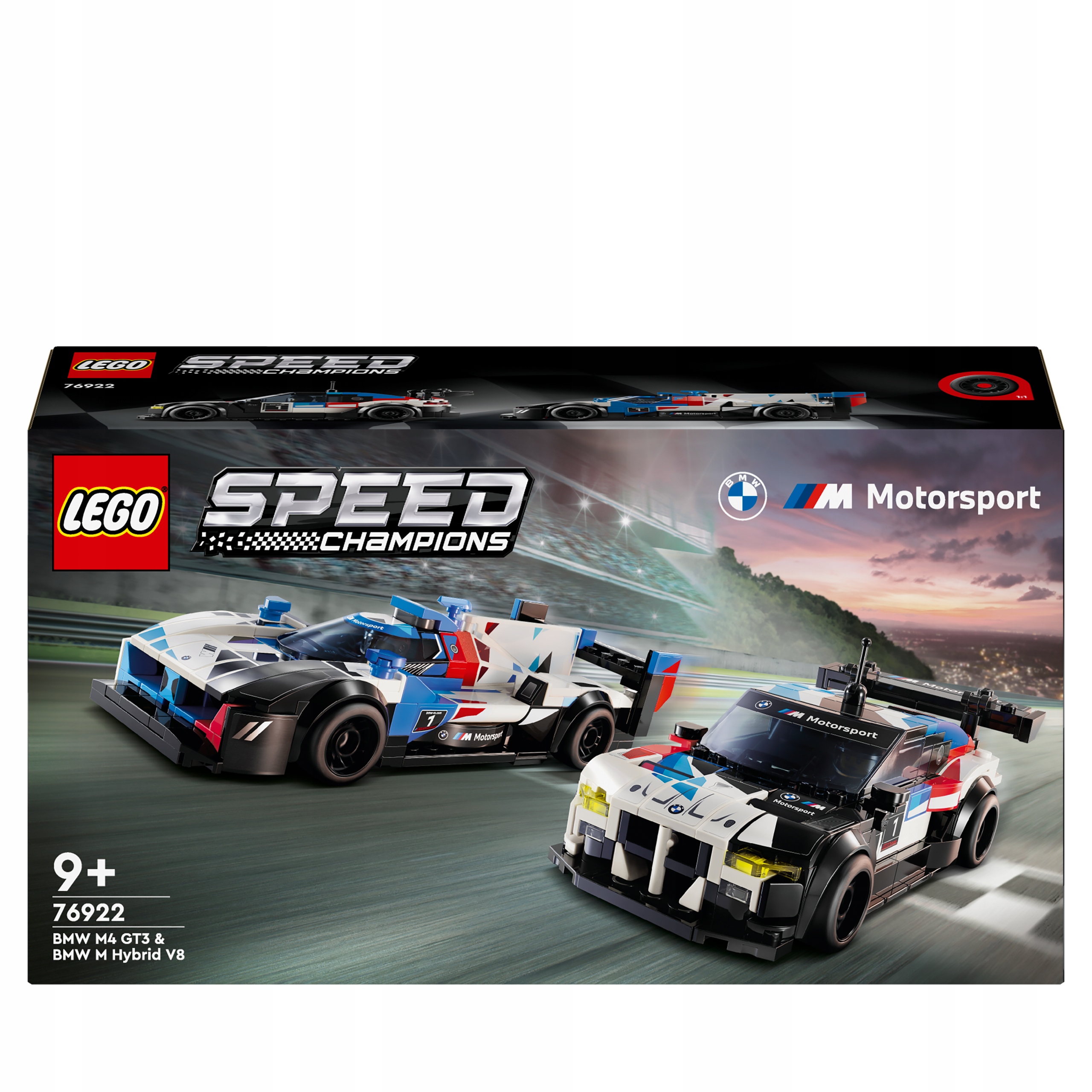 Lego Speed Champions Samochody Bmw M4 GT3 & Bmw M Hybrid V8 76922