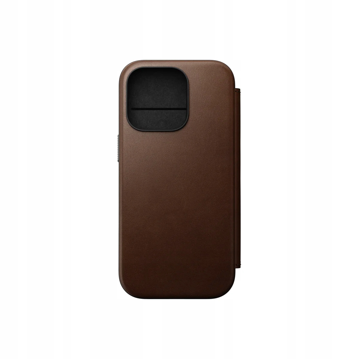 Kožený MagSafe kryt pro iPhone 16 Pro Nomad Modern Leather Folio hnědý