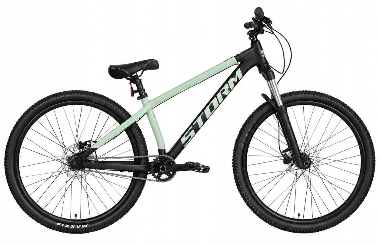 Rower dirtowy Storm dirt 1.0 (26'') R13 czarny/jasna oliwka