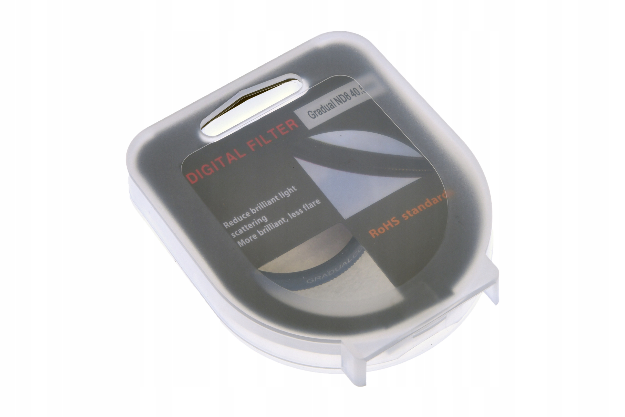 Filtr połówkowy 40,5mm Szary ND8 Model inny