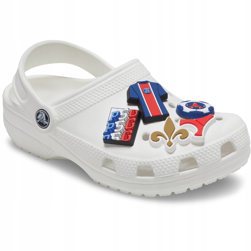 PRZYPINKA CROCS JIBBITZ PIN DO BUTÓW ZESTAW 5 SZTUK PSG PARIS SAINT-GERMAIN Model CROCS