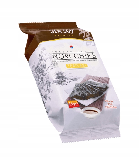 

Prażone Chipsy Nori Teriyaki 4,5g Sen Soy Premium