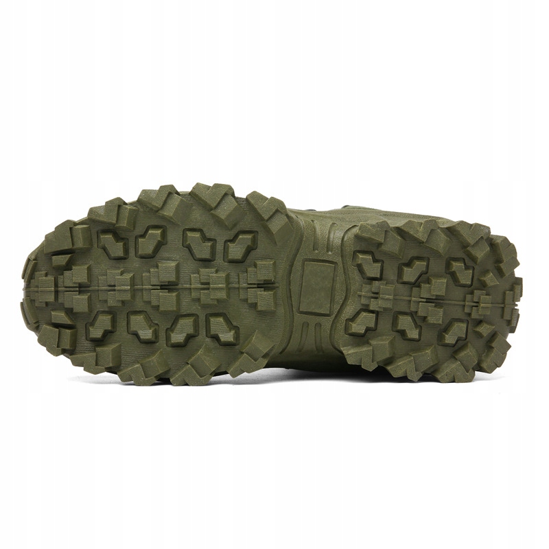 BUTY TAKTYCZNE WOJSKOWE SKÓRZANE TREKKINGOWE SPORTOWE WODOODPORNE R. 45 Kolor zielony