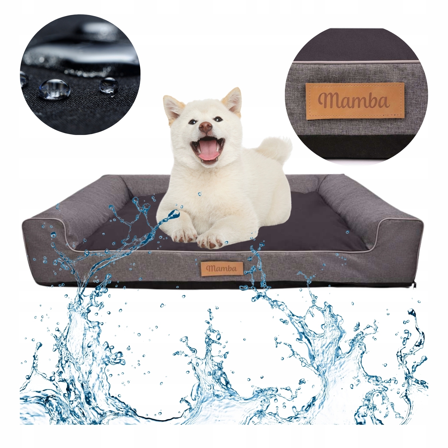 Legowisko dla psa Posłanie Kanapa XL Wodoodporne z Grawerem 100x65