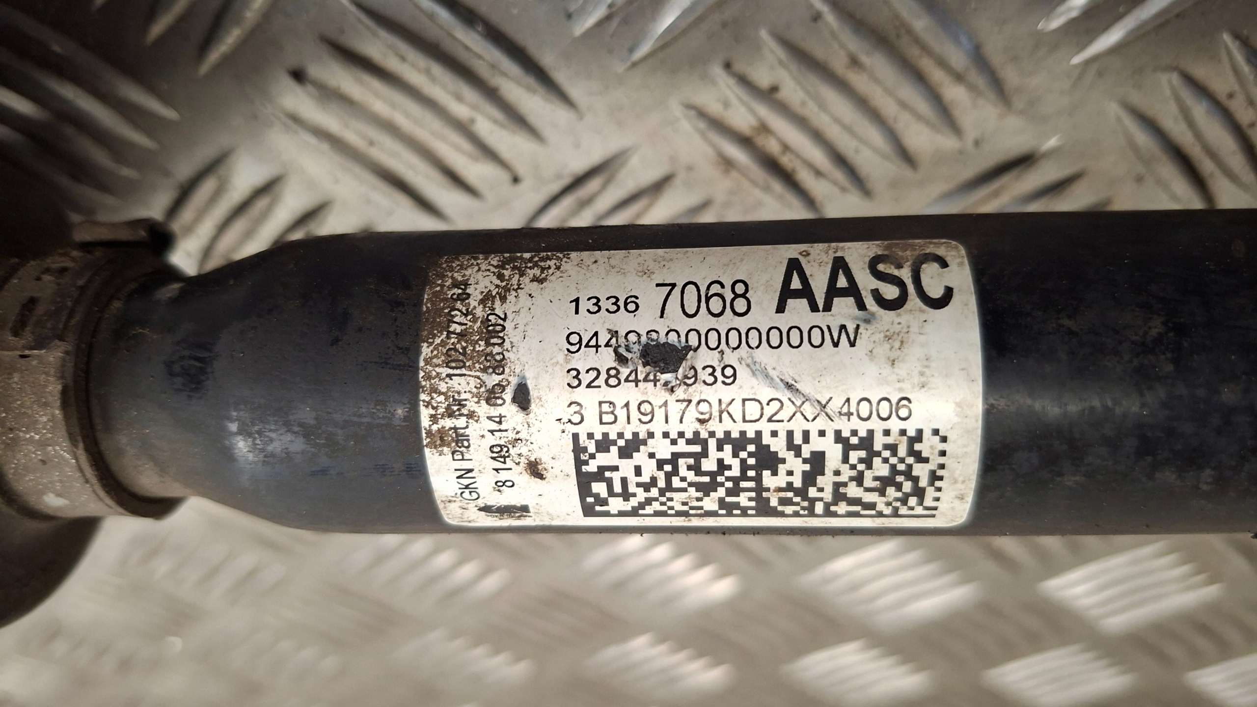 semi-axis right OPEL ASTRA K 1.6CDTI
