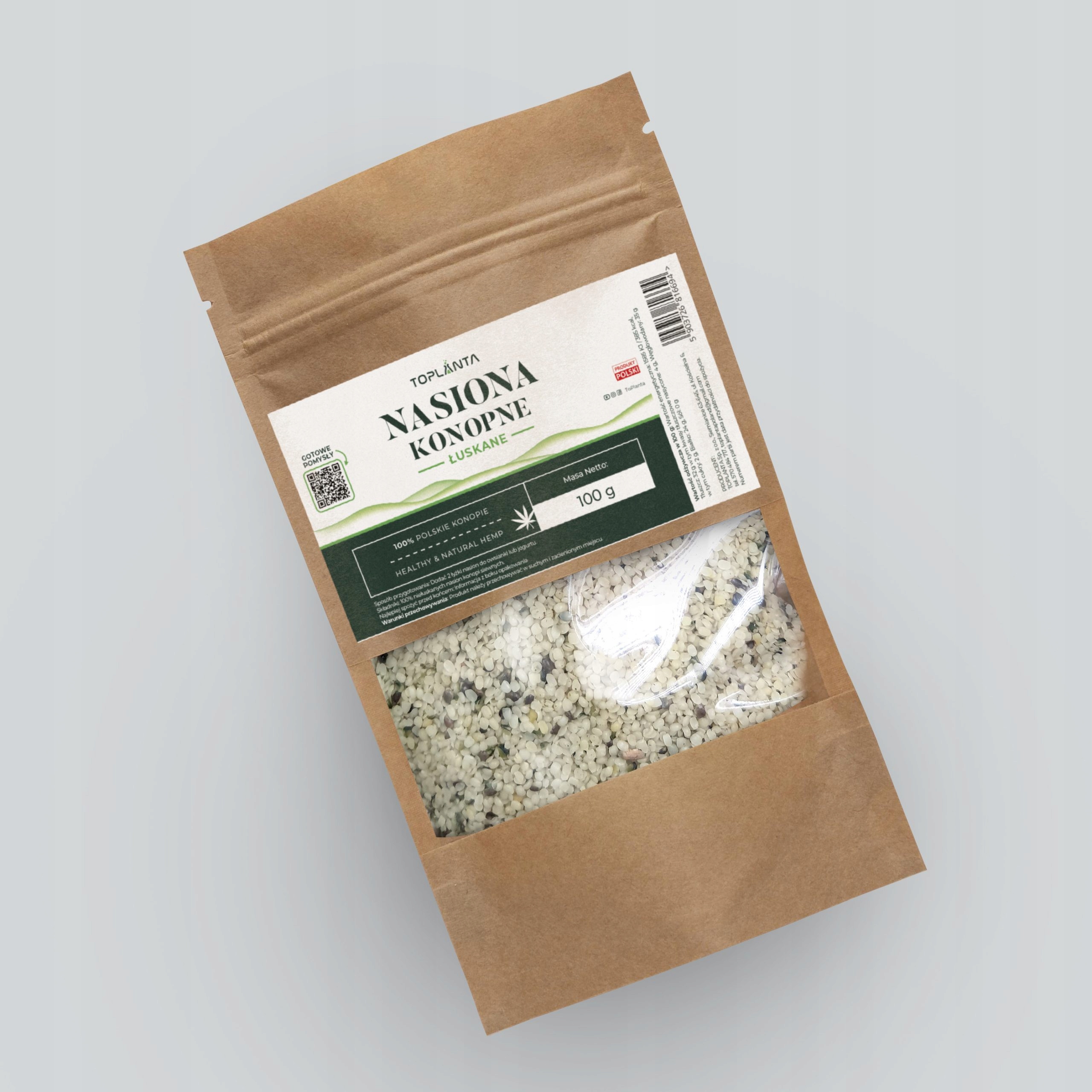 Loupaná Konopná Semínka 1000 g