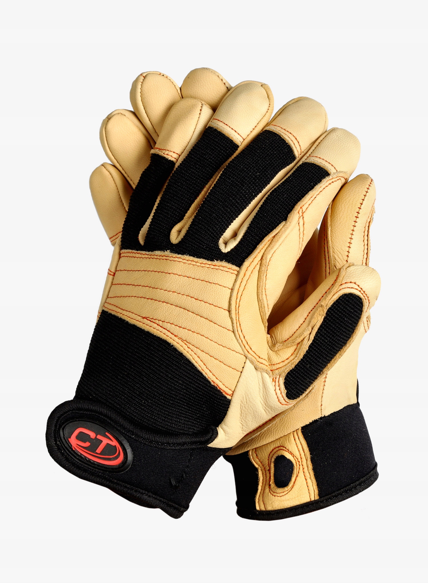 Rukavice Climbing Technology Progrip Plus black/beige S