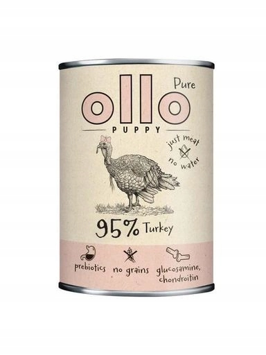 4x Ollo Pure Puppy Krůta 400 g