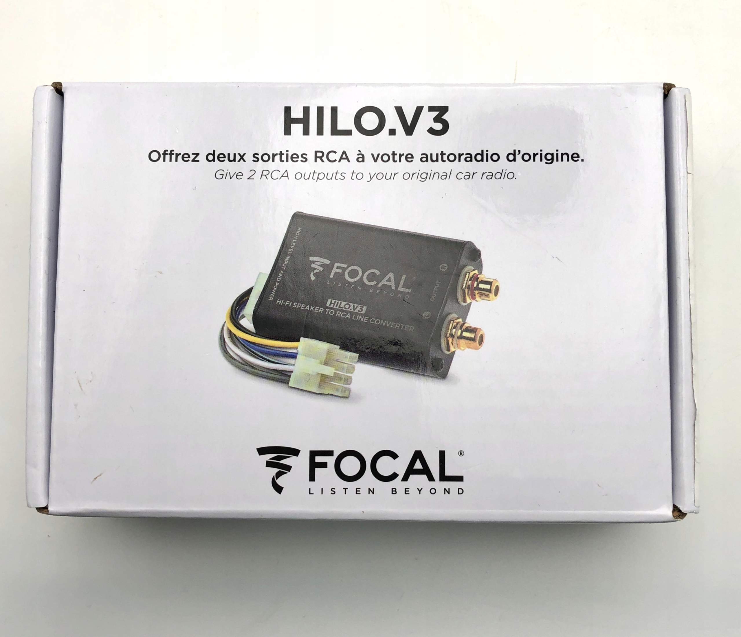 Focal HILO V3 - Konwerter stereofoniczny RCA Line