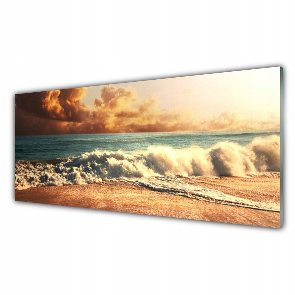 

Obraz na ścianę 125x50 Ocean Plaża Fale Krajobraz