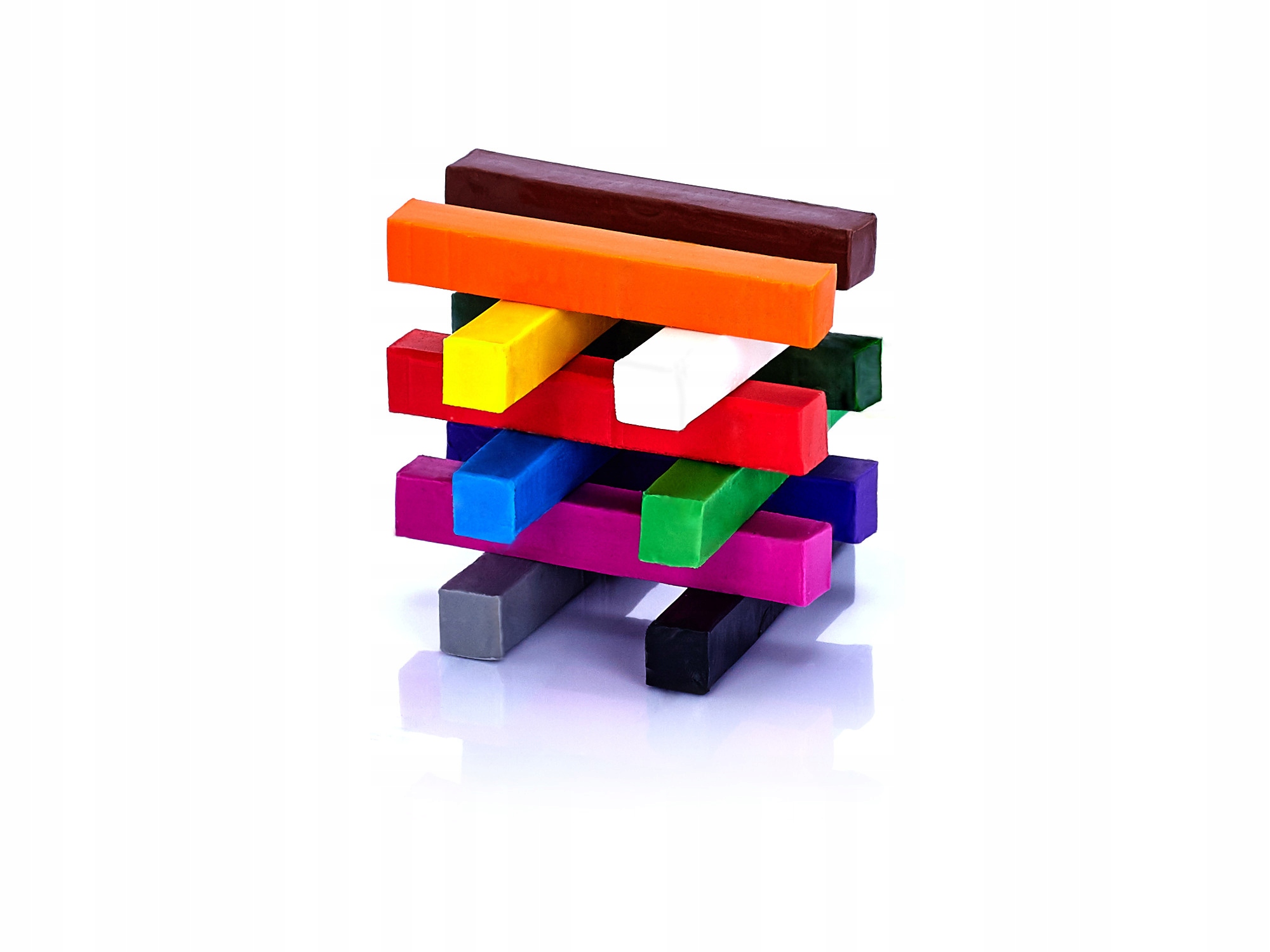 PLASTELINA KWADRATOWA ASTRA 10 KOLORÓW POLSKA Marka Astra