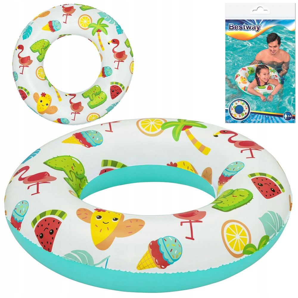 

Bestway Dmuchane Kółko do pływania 61cm 36014